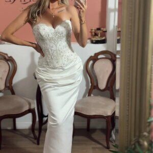 Wedding dress corset & skirt